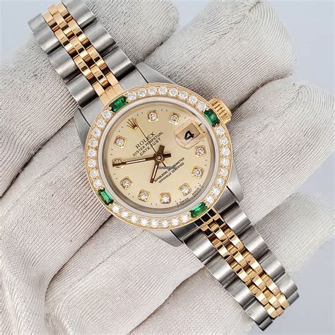 rolex 26mm factory diamond bezel